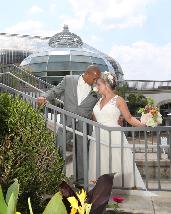 Wedding Photo at Phipps Conservatory
