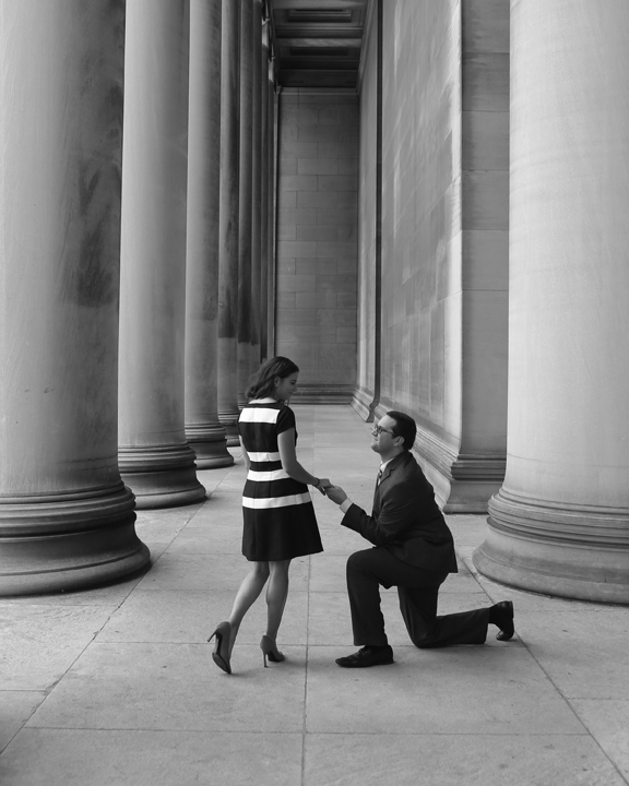 Engagement Photo Carnegie Mellon Oakland