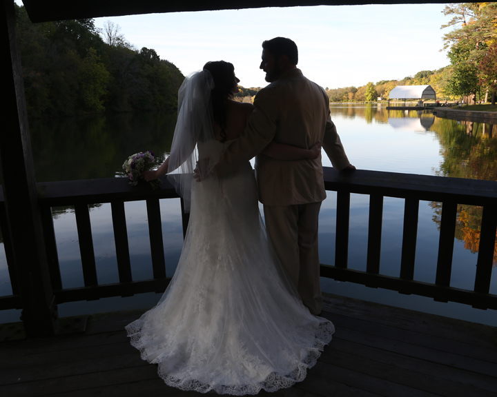 Bridal Couple at Twin Lakes Park