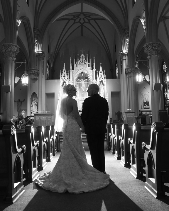 Wedding Photo at St Marys Mount Washington
