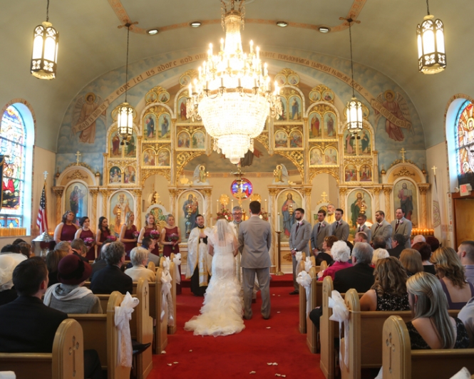Wedding Ceremony at St Johns Greek Orthodox Church